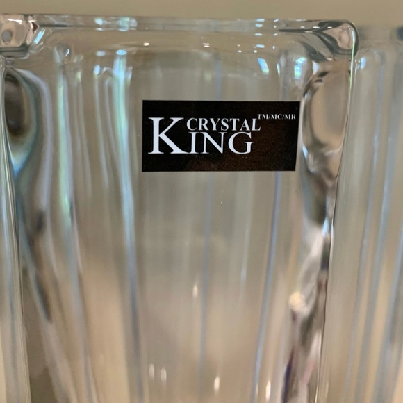 Beautiful Crystal King Vase BNIB 11” - Picture 3 of 4